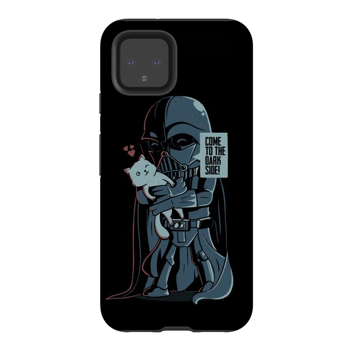 Pixel 4 StrongFit Come to the Dark Side - Cute Cat by eduely