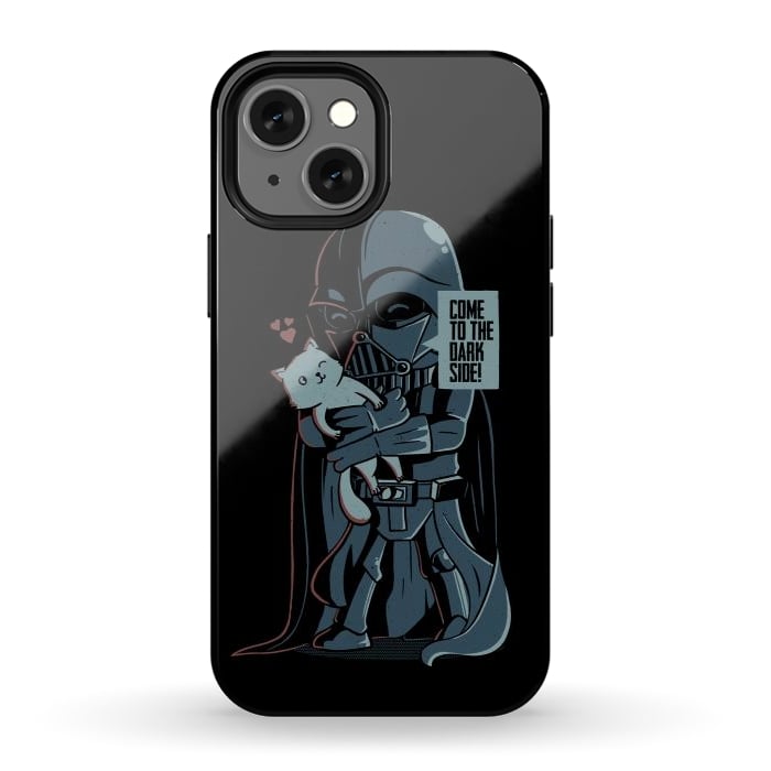 iPhone 12 mini StrongFit Come to the Dark Side - Cute Cat by eduely