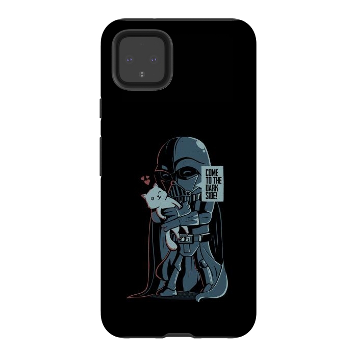 Pixel 4XL StrongFit Come to the Dark Side - Cute Cat by eduely