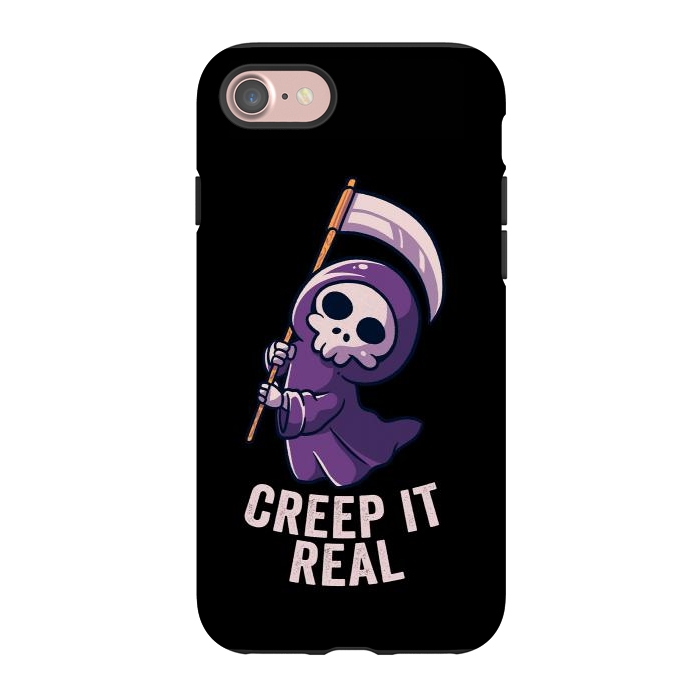 iPhone 7 StrongFit Creep It Real - Skull by eduely
