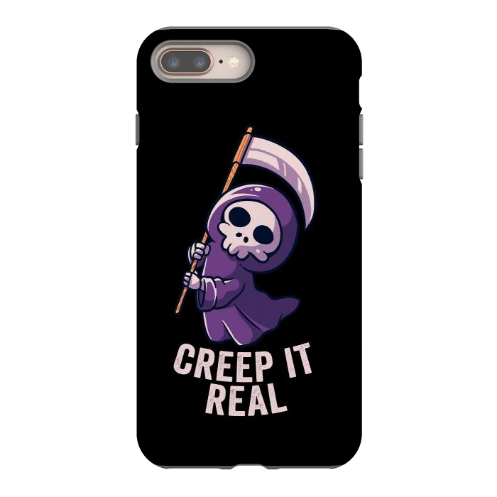 iPhone 7 plus StrongFit Creep It Real - Skull by eduely