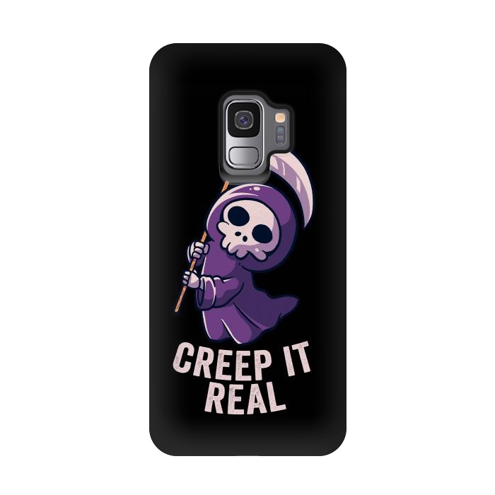 Galaxy S9 StrongFit Creep It Real - Skull by eduely