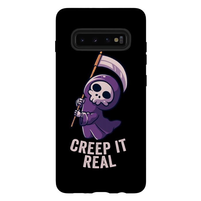 Galaxy S10 plus StrongFit Creep It Real - Skull by eduely