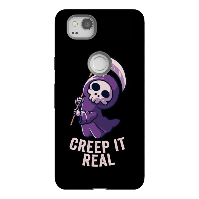 Pixel 2 StrongFit Creep It Real - Skull by eduely