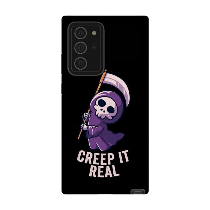 Galaxy Note 20 Ultra StrongFit Creep It Real - Skull by eduely