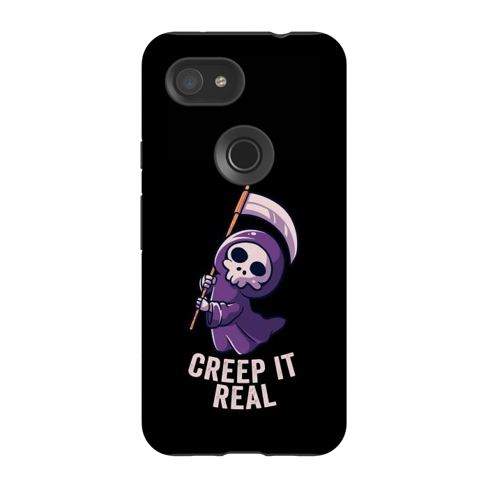 Pixel 3A StrongFit Creep It Real - Skull by eduely