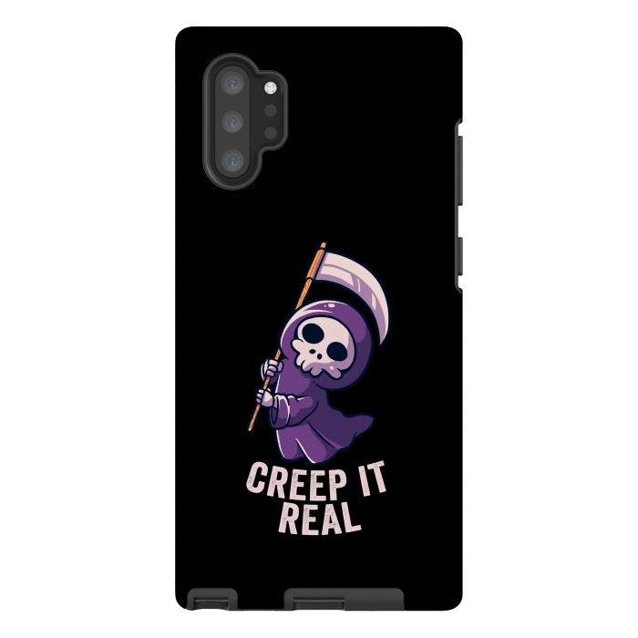 Galaxy Note 10 plus StrongFit Creep It Real - Skull by eduely