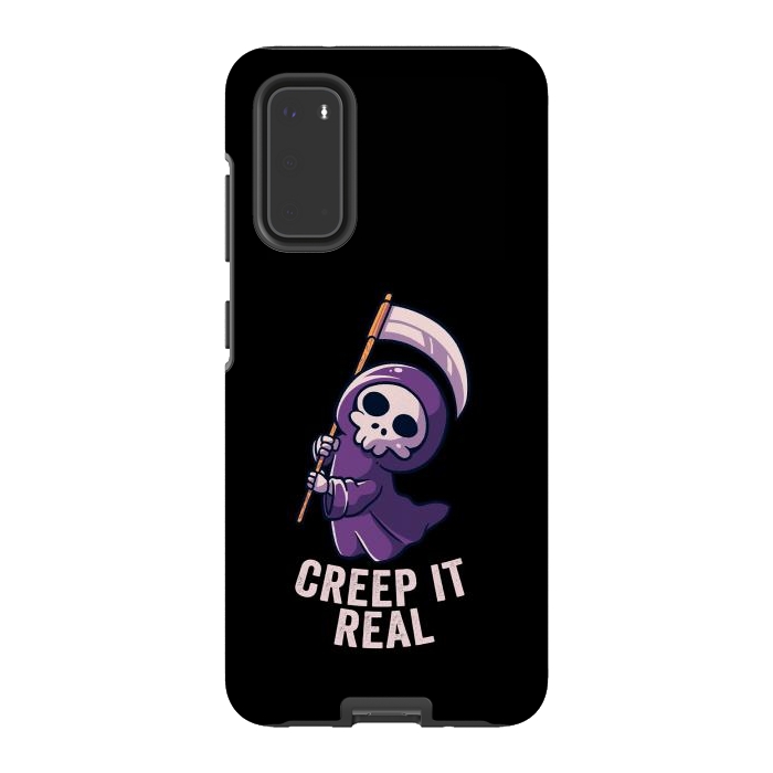 Galaxy S20 StrongFit Creep It Real - Skull by eduely