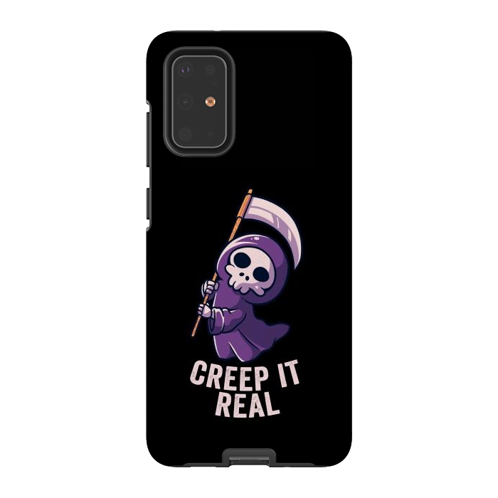 Galaxy S20 Plus StrongFit Creep It Real - Skull by eduely