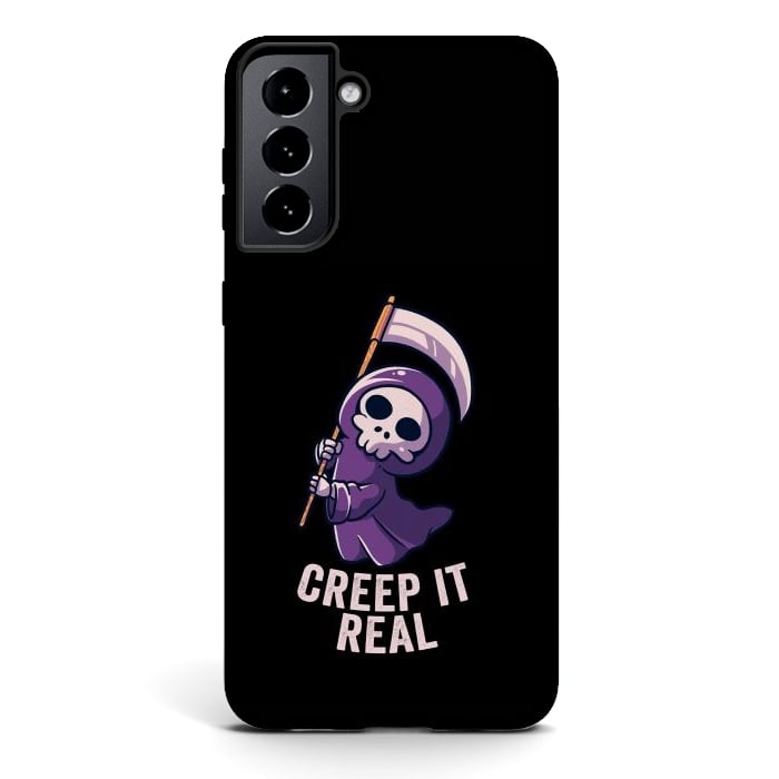 Galaxy S21 plus StrongFit Creep It Real - Skull by eduely