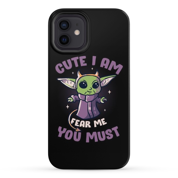 iPhone 12 StrongFit Cute I Am Fear Me You Must  by eduely
