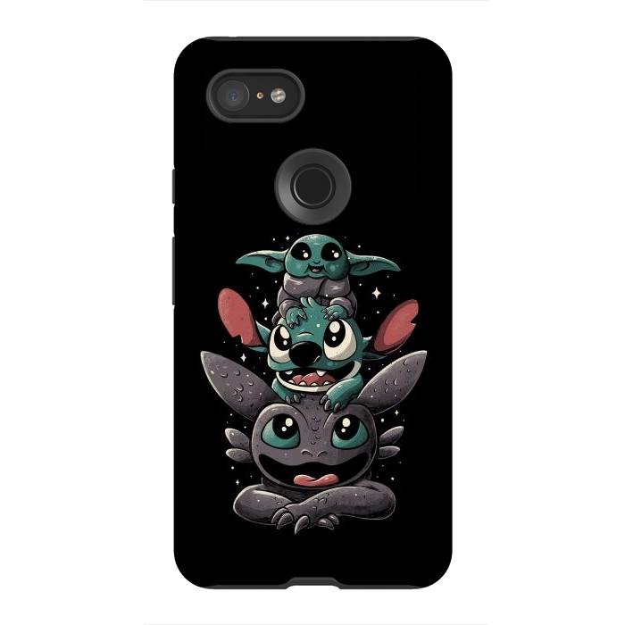 Pixel 3XL StrongFit Cuteness Tower by eduely