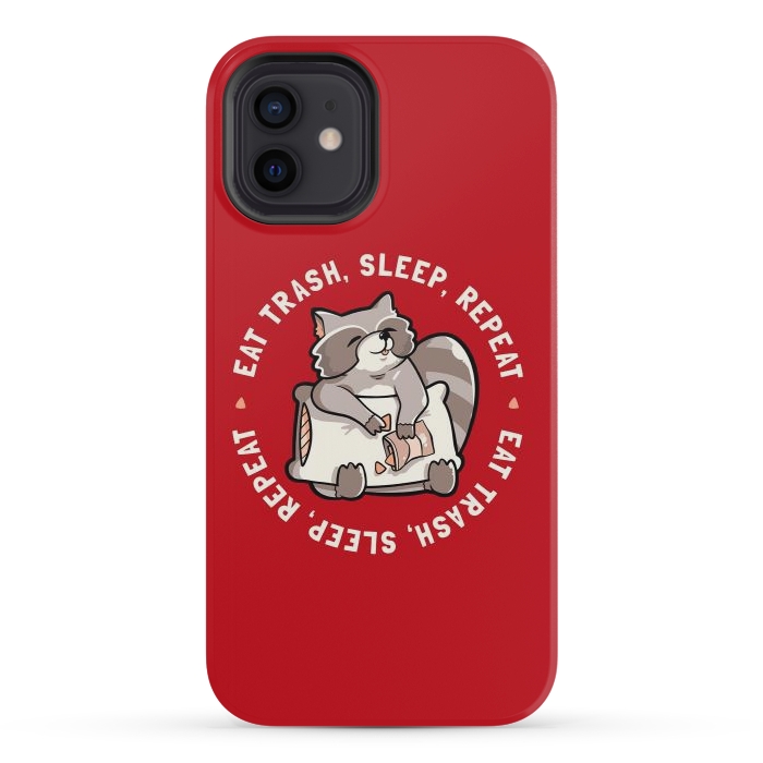 iPhone 12 mini StrongFit Eat Garbage Sleep Repeat by eduely