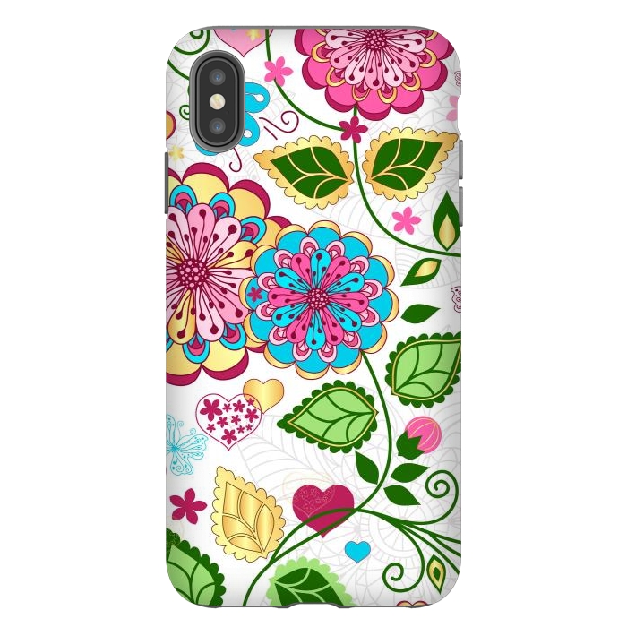 iPhone Xs Max StrongFit Design Floral Pattern by ArtsCase