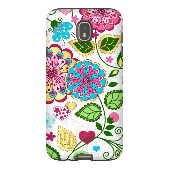 Galaxy J7 StrongFit Design Floral Pattern by ArtsCase