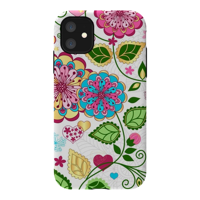 iPhone 11 StrongFit Design Floral Pattern by ArtsCase