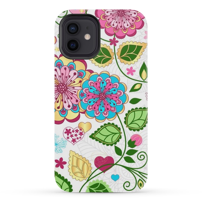 iPhone 12 mini StrongFit Design Floral Pattern by ArtsCase