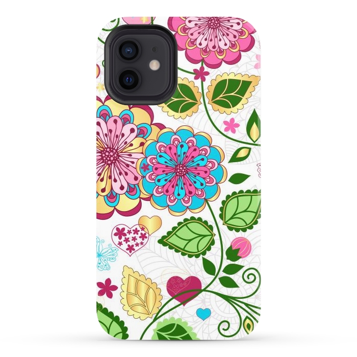 iPhone 12 StrongFit Design Floral Pattern by ArtsCase
