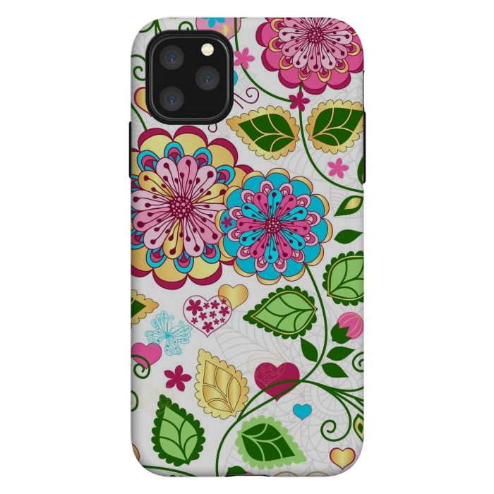 iPhone 11 Pro Max StrongFit Design Floral Pattern by ArtsCase