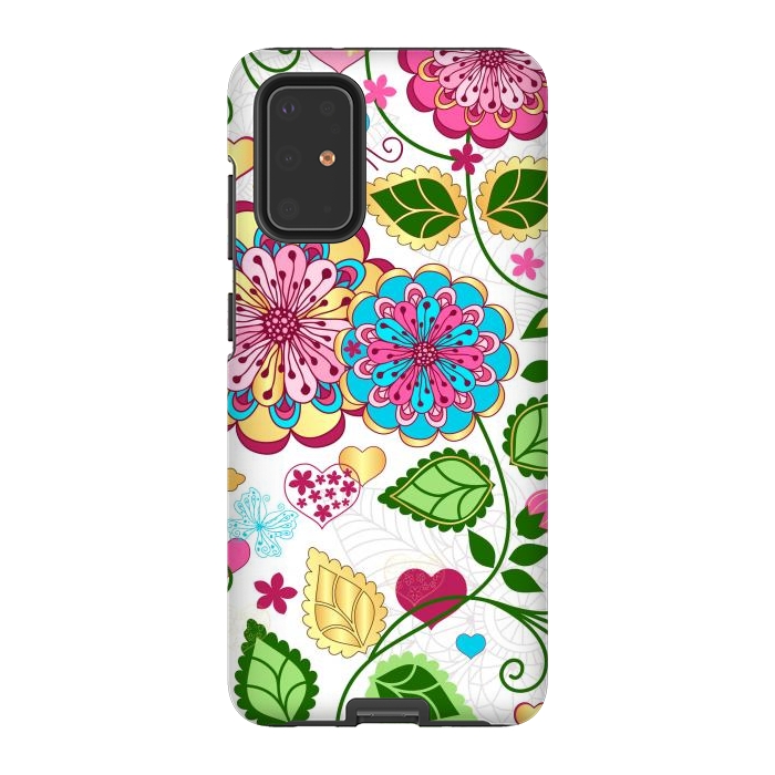 Galaxy S20 Plus StrongFit Design Floral Pattern by ArtsCase