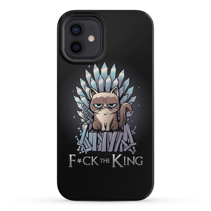 iPhone 12 mini StrongFit F*ck the King by eduely