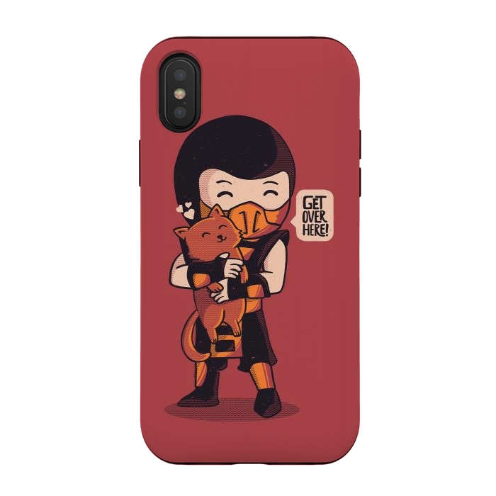 iPhone Xs / X StrongFit Get Over Here by eduely