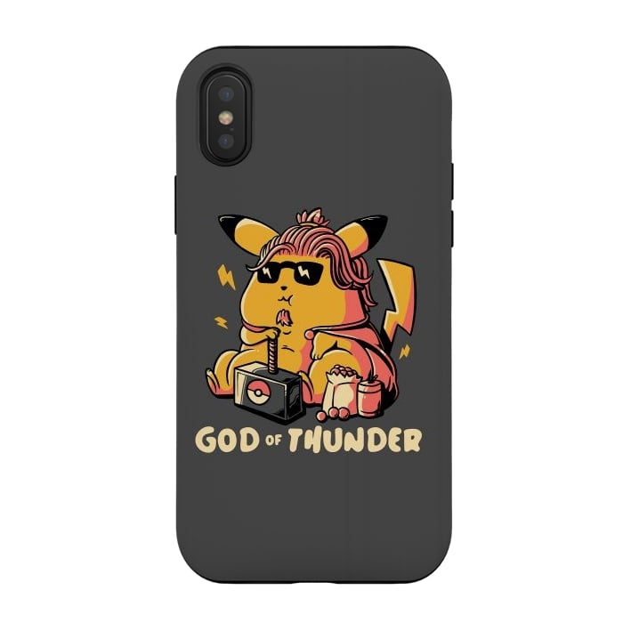iPhone Xs / X StrongFit God of Thunder  by eduely