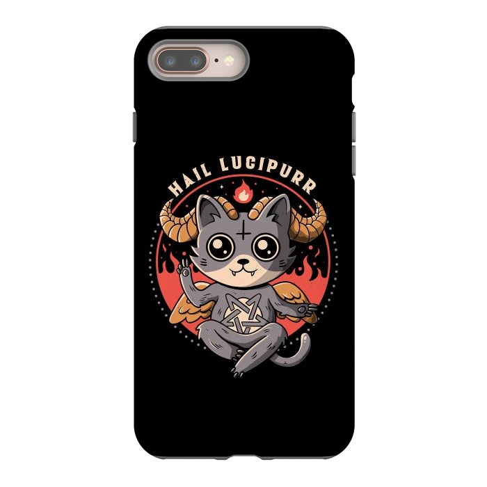 iPhone 7 plus StrongFit Hail Lucipurr by eduely