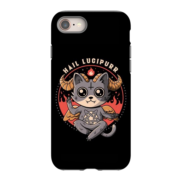 iPhone 8 StrongFit Hail Lucipurr by eduely