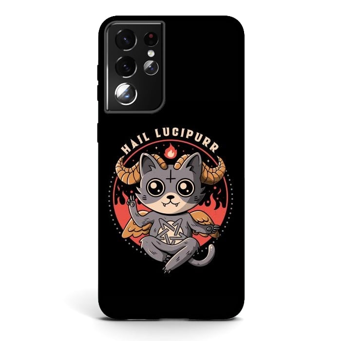 Galaxy S21 ultra StrongFit Hail Lucipurr by eduely