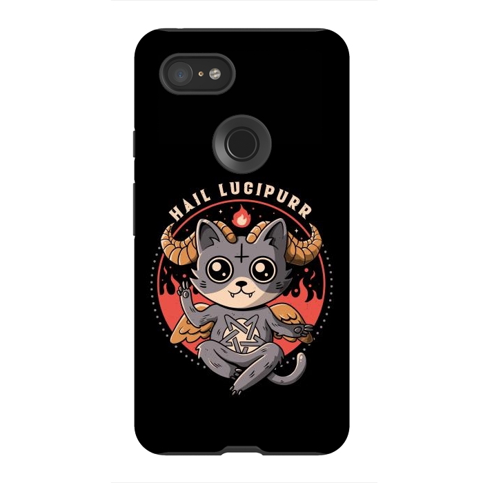 Pixel 3XL StrongFit Hail Lucipurr by eduely