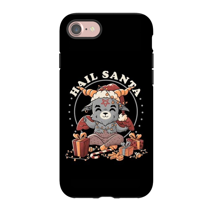 iPhone 7 StrongFit Hail Santa by eduely
