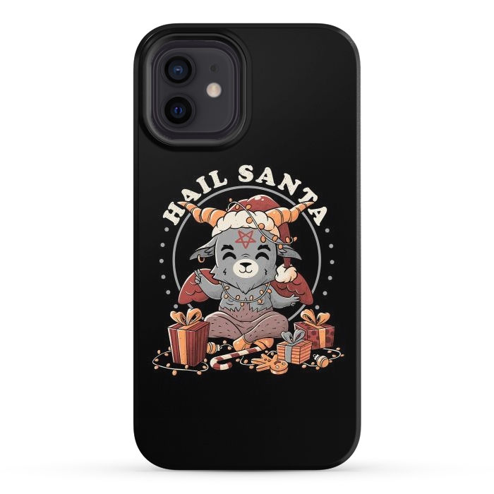 iPhone 12 StrongFit Hail Santa by eduely