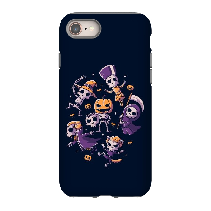 iPhone SE StrongFit Halloween Skulls by eduely