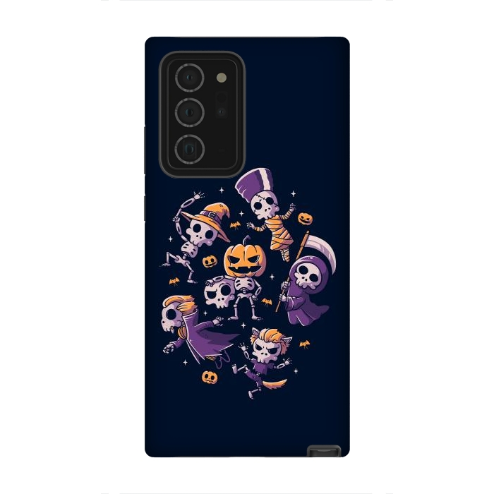 Galaxy Note 20 Ultra StrongFit Halloween Skulls by eduely