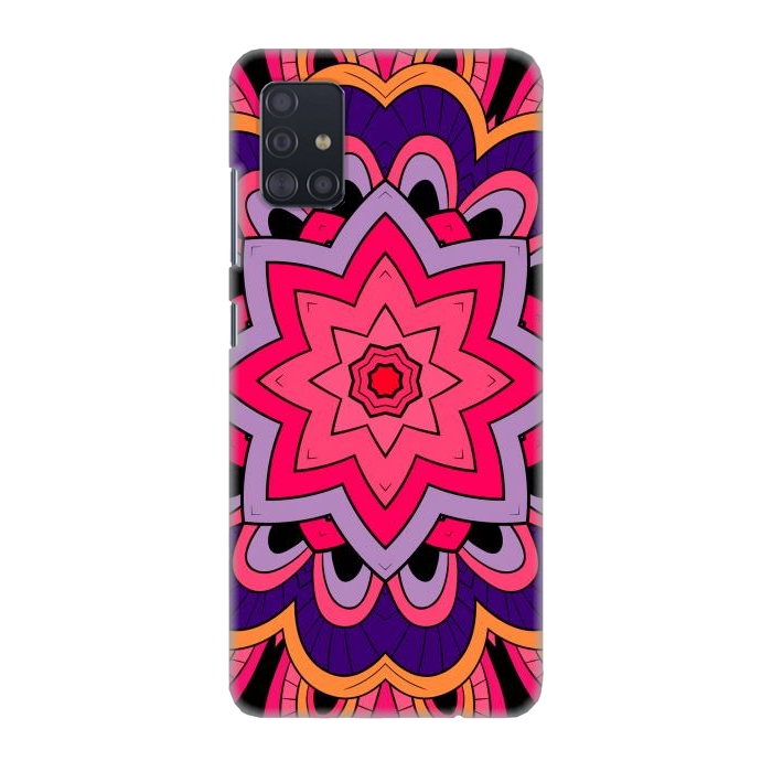 Galaxy A51 SlimFit Mandala Pattern Purple por ArtsCase