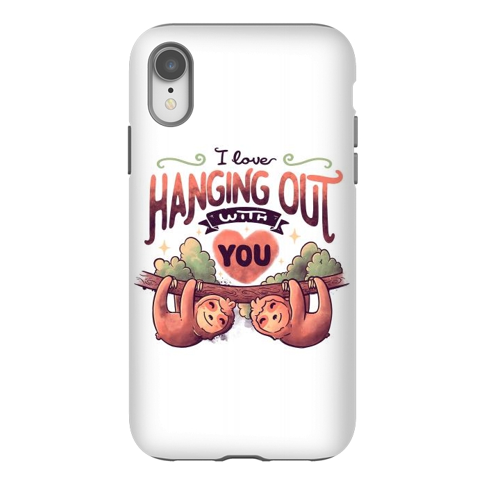 iPhone Xr StrongFit Hanging With You by eduely