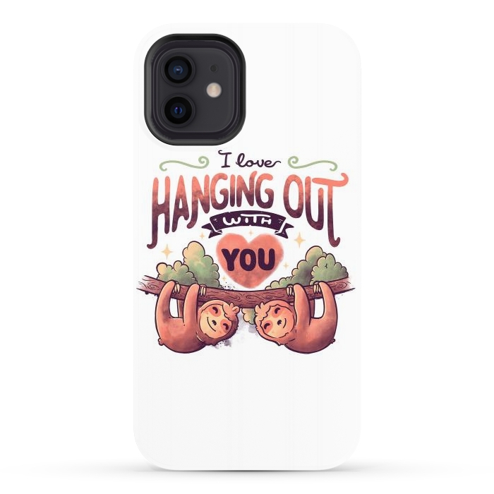 iPhone 12 StrongFit Hanging With You by eduely