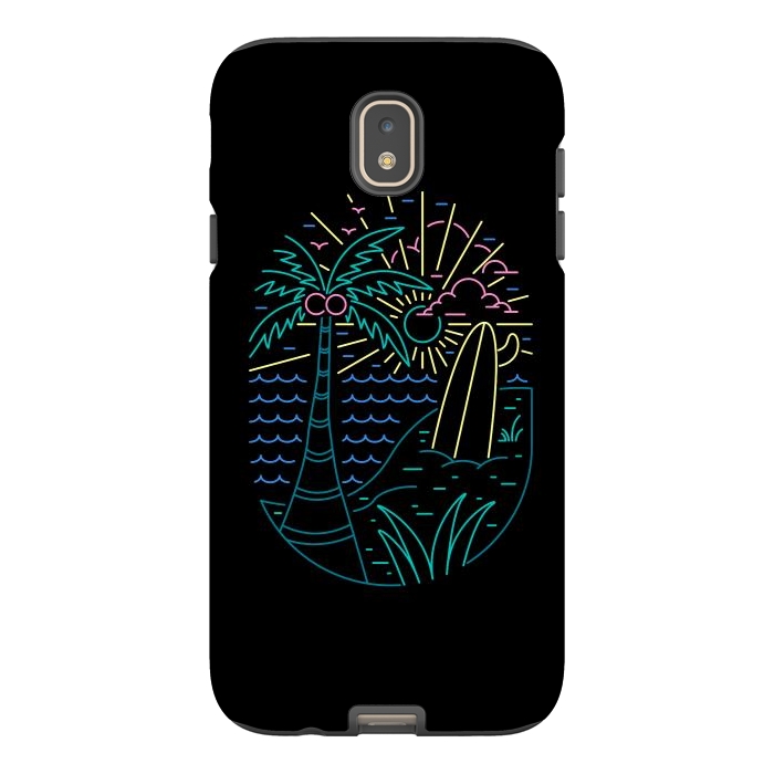 Galaxy J7 StrongFit Beach Neon by Afif Quilimo