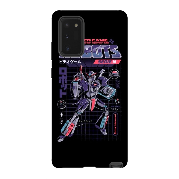 Galaxy Note 20 StrongFit Video Game Robot - Model N by Ilustrata