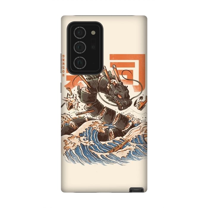 Galaxy Note 20 Ultra StrongFit Great Sushi Dragon  por Ilustrata