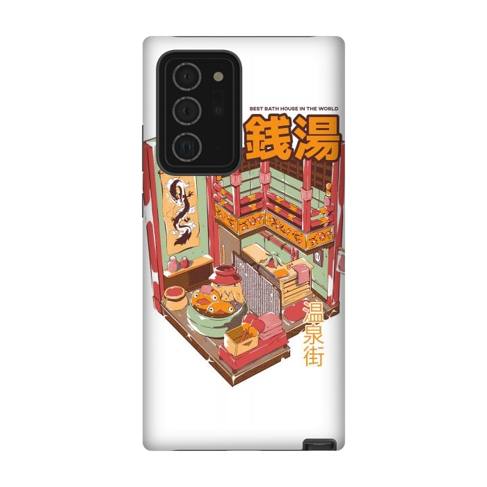 Galaxy Note 20 Ultra StrongFit Bath House by Ilustrata