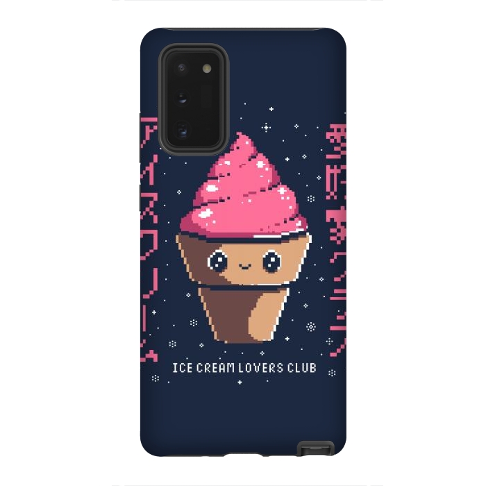 Galaxy Note 20 StrongFit Ice cream lovers club by Ilustrata
