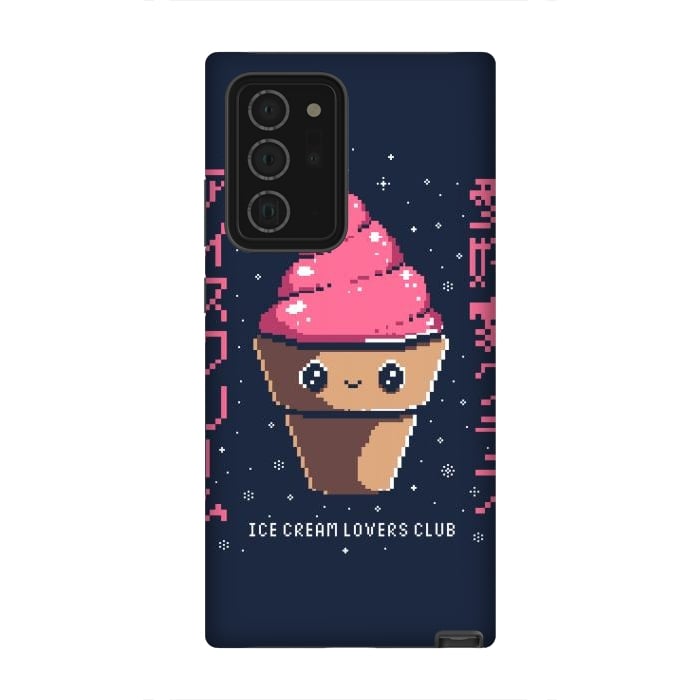 Galaxy Note 20 Ultra StrongFit Ice cream lovers club by Ilustrata