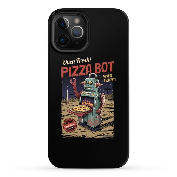 iPhone 12 Pro Max StrongFit Pizza Bot by Vincent Patrick Trinidad