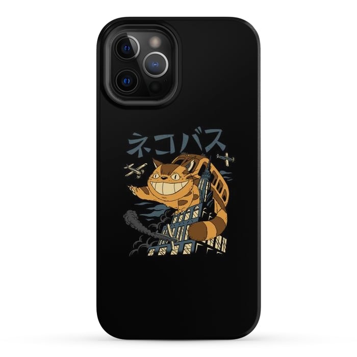 iPhone 12 Pro Max StrongFit Cat Bus Kong by Vincent Patrick Trinidad