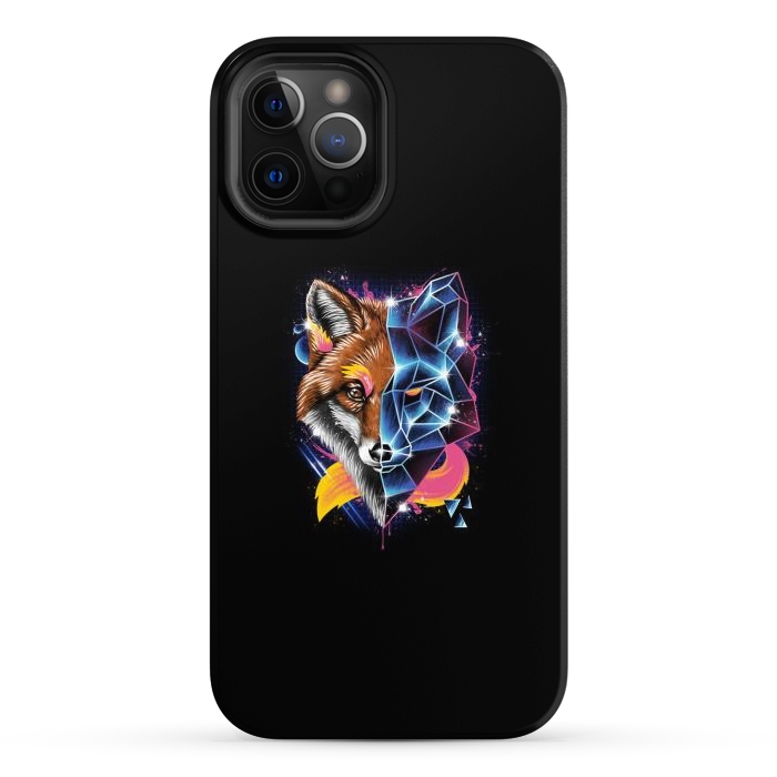 iPhone 12 Pro Max StrongFit Rad Fox by Vincent Patrick Trinidad