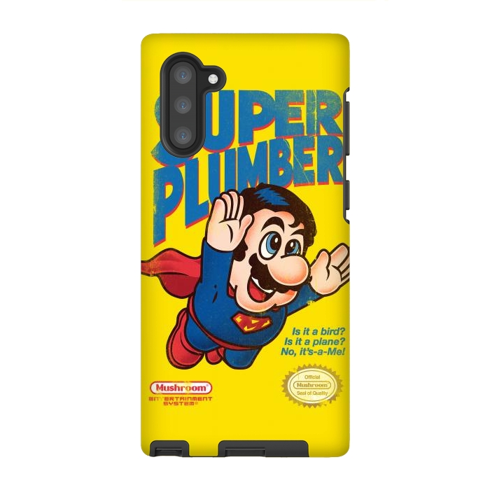 Galaxy Note 10 StrongFit Super Plumber by Vó Maria