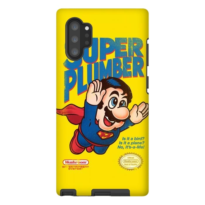 Galaxy Note 10 plus StrongFit Super Plumber by Vó Maria