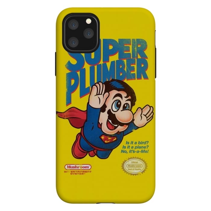 iPhone 11 Pro Max StrongFit Super Plumber by Vó Maria